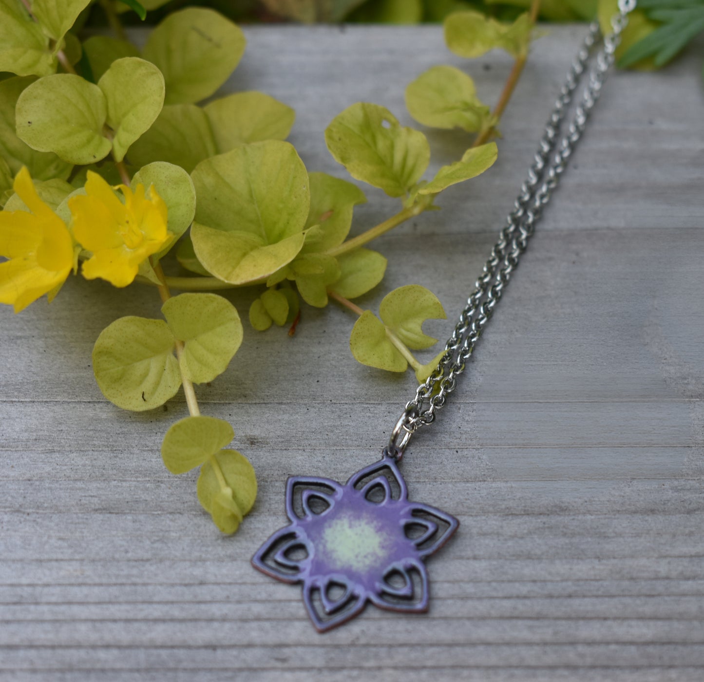 Mandala Flower Necklaces