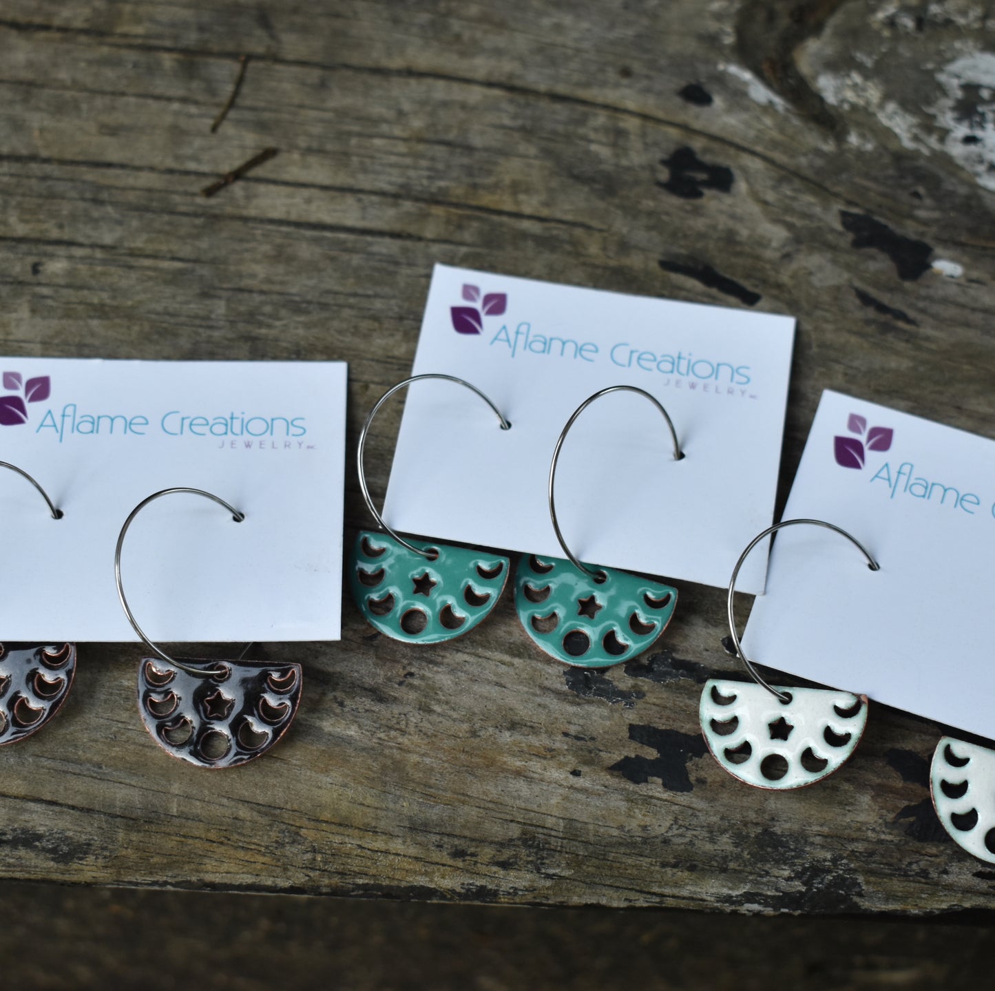 Moon Phase Earrings