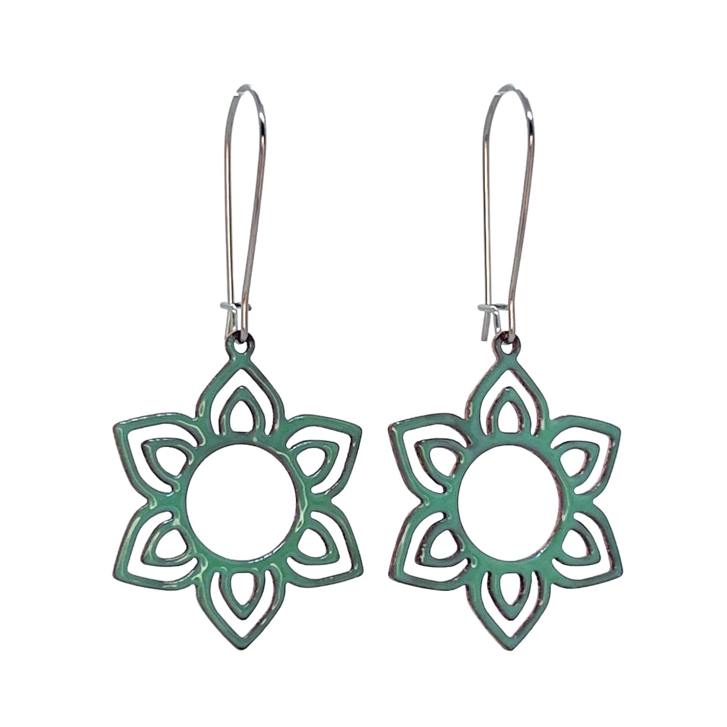 Mandala Flower Earrings