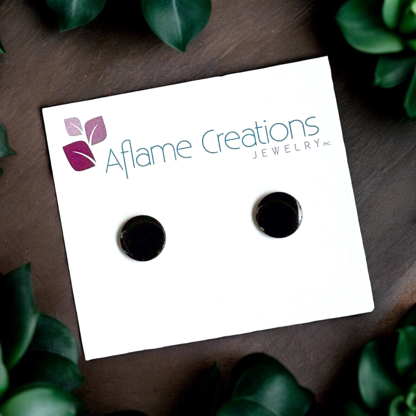 Neutral Palette Circle Stud Earrings