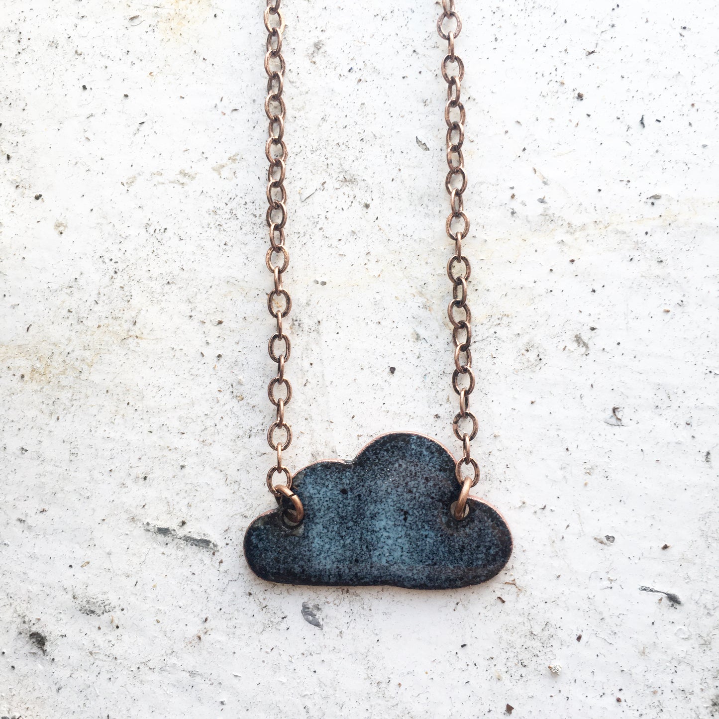 Grumpy Cloud Necklace