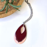 Red Petal Necklace