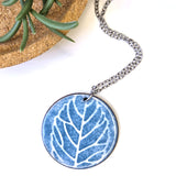 Snowfall Leaf Necklace