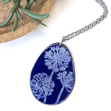Midnight Dandelion Necklace