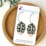 Alpine Hollow Leaf Earrings