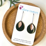 Alpine Leaf Teardrop Earrings