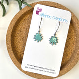 Aqua Bloom Earrings