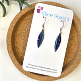 Blujay Feather Earrings