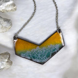 Geode Mountain Necklace