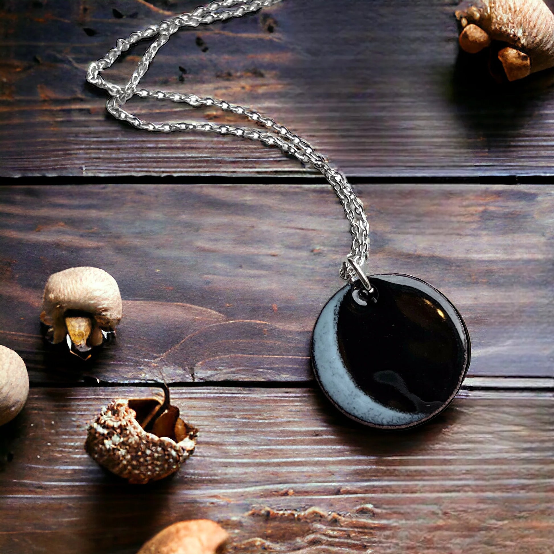 New Moon Necklace 18 Stainless steel