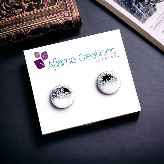 Moon Stud Earrings