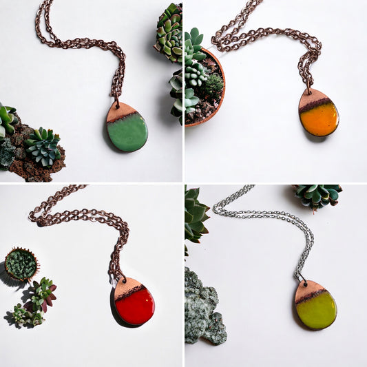 Garden Palette Dipped Necklace