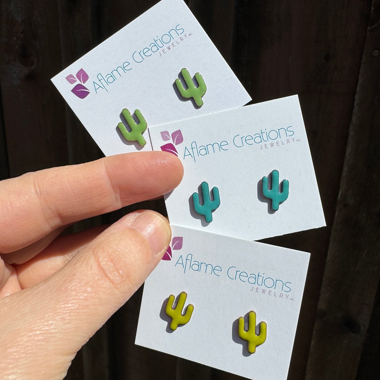 Cactus Stud Earrings