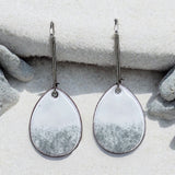 Ocean Stone Teardrop Earrings