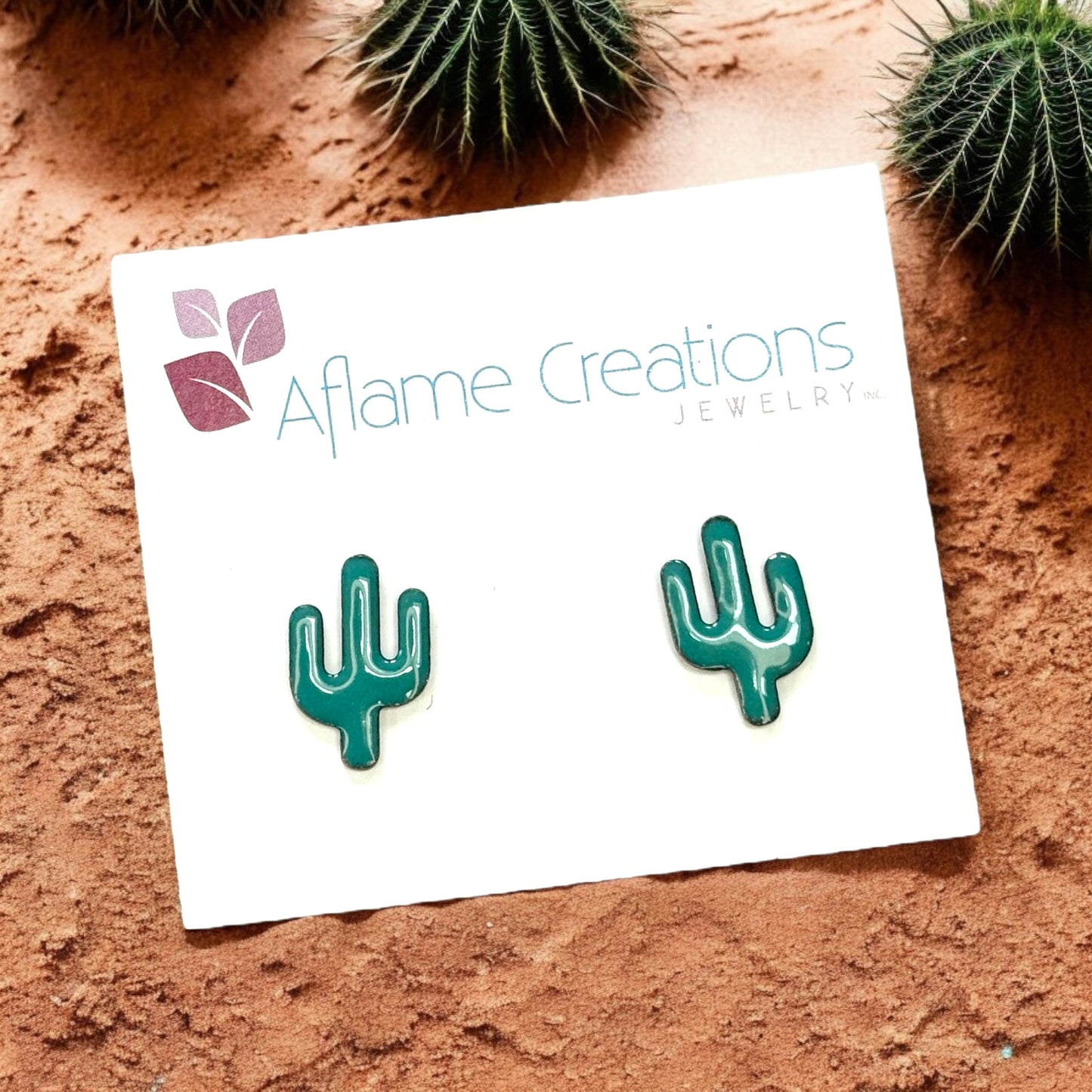 Cactus Stud Earrings