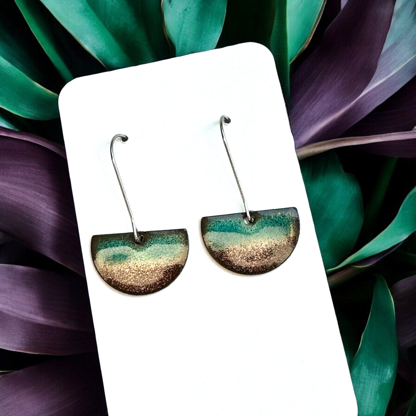 Twilight Horizon Half-Moon Earrings