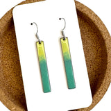 Lemon Mint Bar Earrings