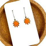 Tangerine Bloom Earrings