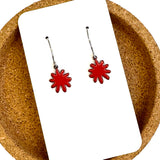 Vermillion Bloom Earrings