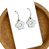 Sky Blue Daisy Earrings