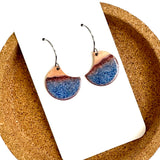 Cool Waters Crescent Earrings