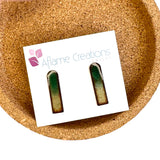 Forest Horizon Tab Stud Earrings