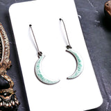 White Moon Mist Earrings